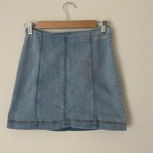 target jean skirt